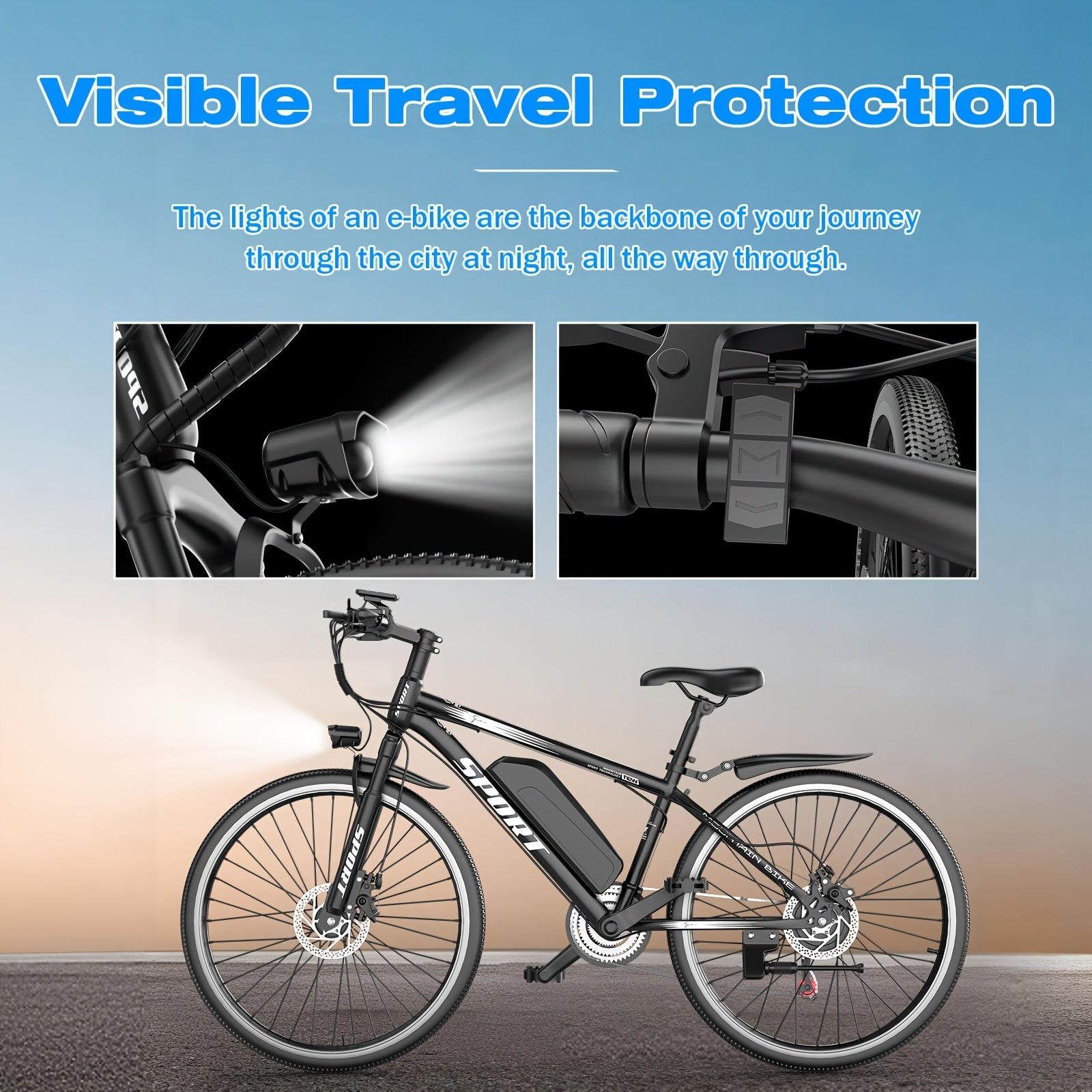 650W-749W Classic Electric Mountain Bike -Z6 G26, 48V 10A Ultra-long Range, 25MPH, Exercise Partner, 14-26 \