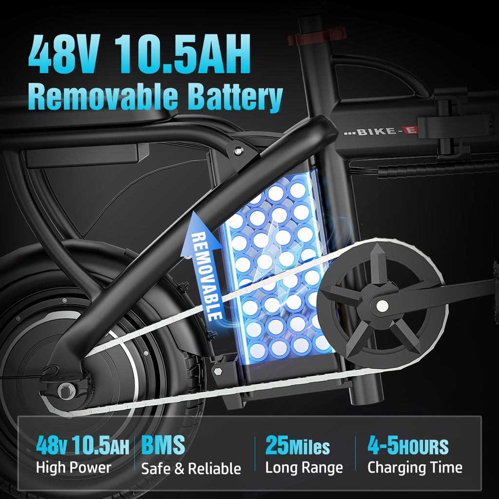 650W-749W Classic Electric Mountain Bike -Z6 G26, 48V 10A Ultra-long Range, 25MPH, Exercise Partner, 14-26 \