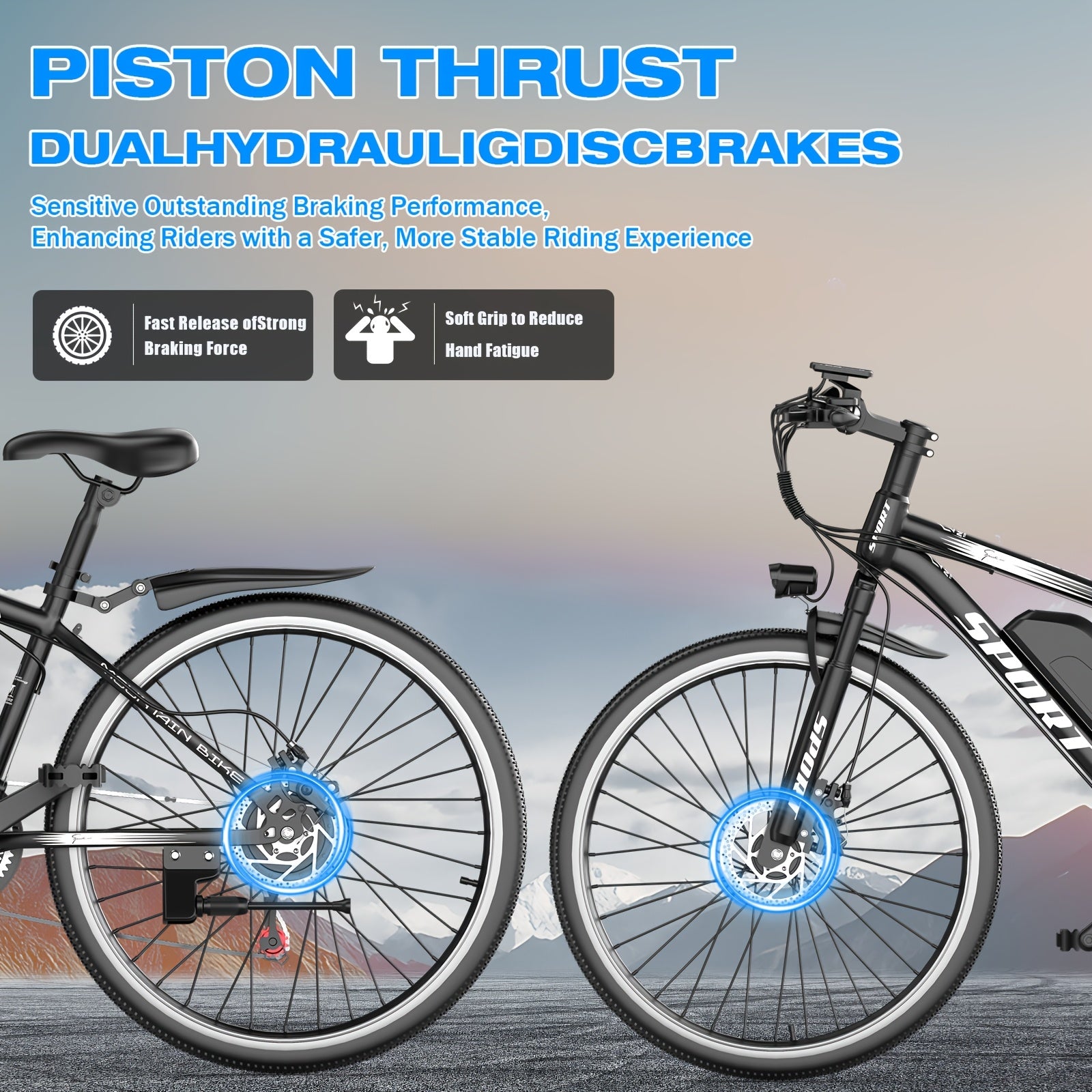 650W-749W Classic Electric Mountain Bike -Z6 G26, 48V 10A Ultra-long Range, 25MPH, Exercise Partner, 14-26 \