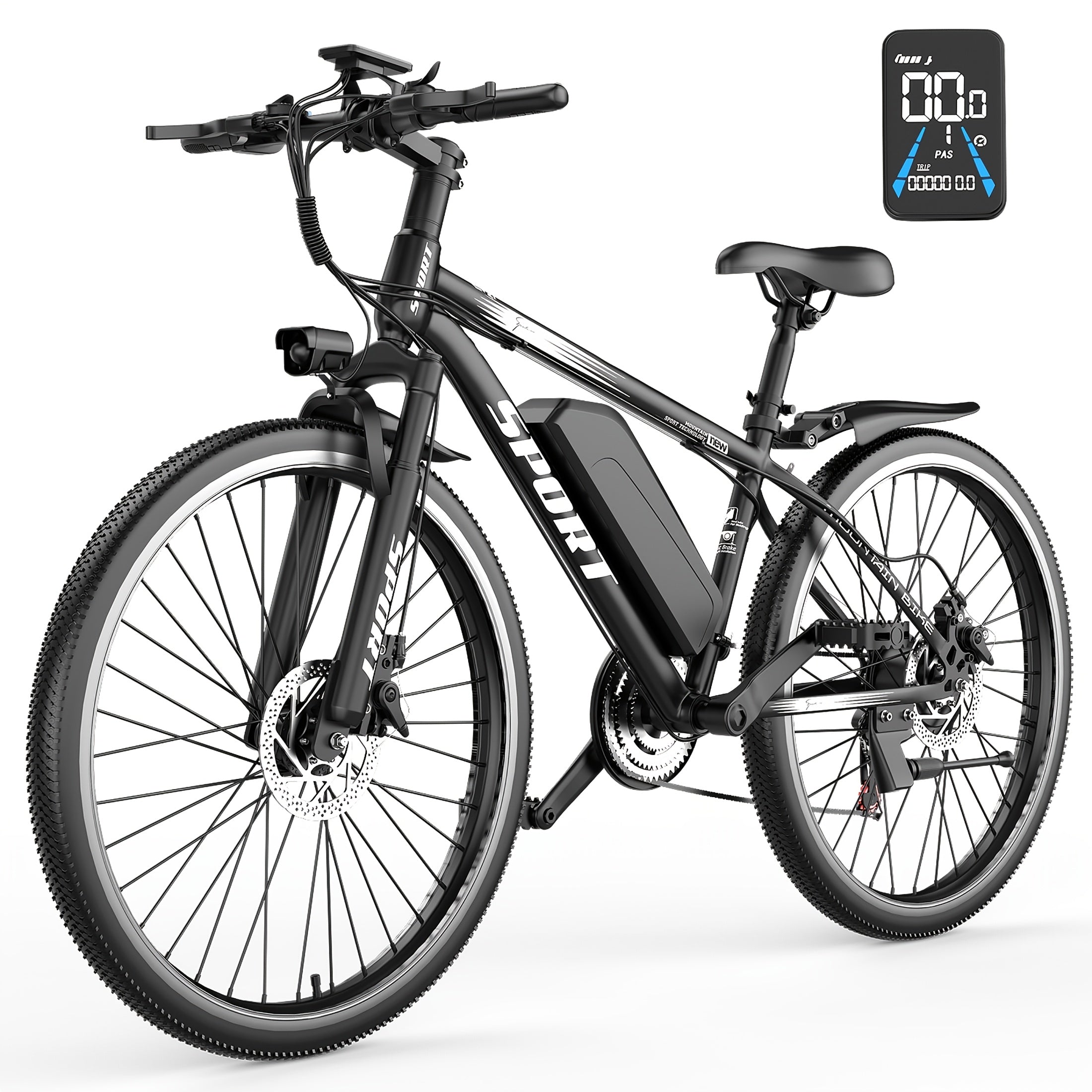 650W-749W Classic Electric Mountain Bike -Z6 G26, 48V 10A Ultra-long Range, 25MPH, Exercise Partner, 14-26 \
